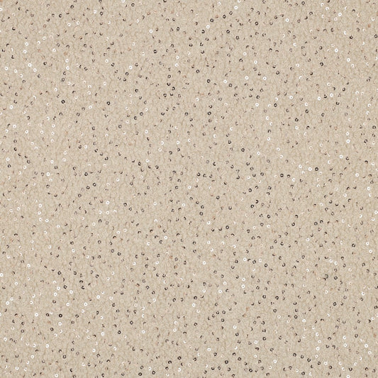 Teddyfleece "Pailetten Beige"