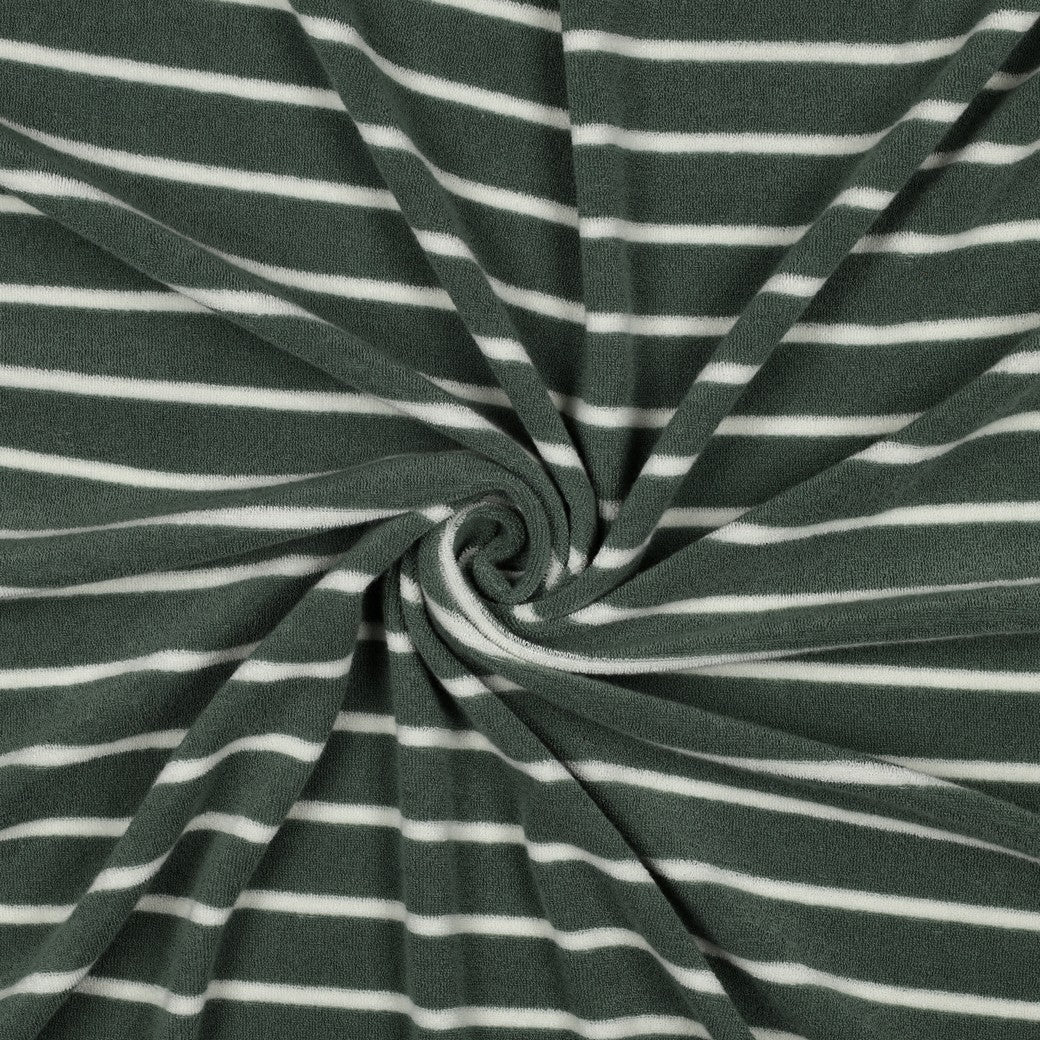 Frottee-Jersey Stripes Altmint
