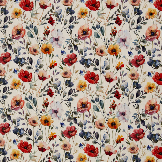 Ribjersey "Sommerblumen"