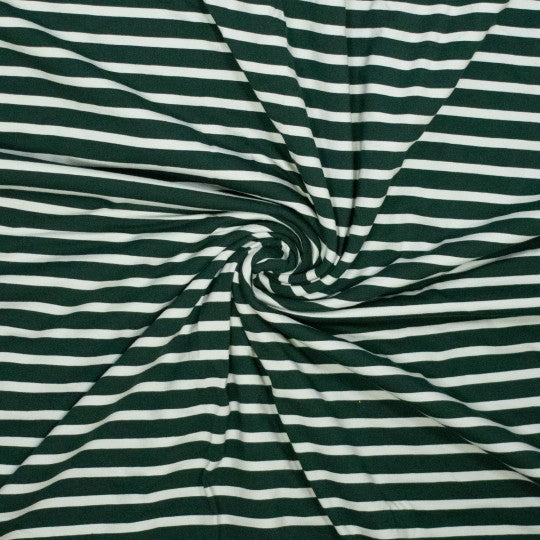 Jersey Stripes Tannengrün