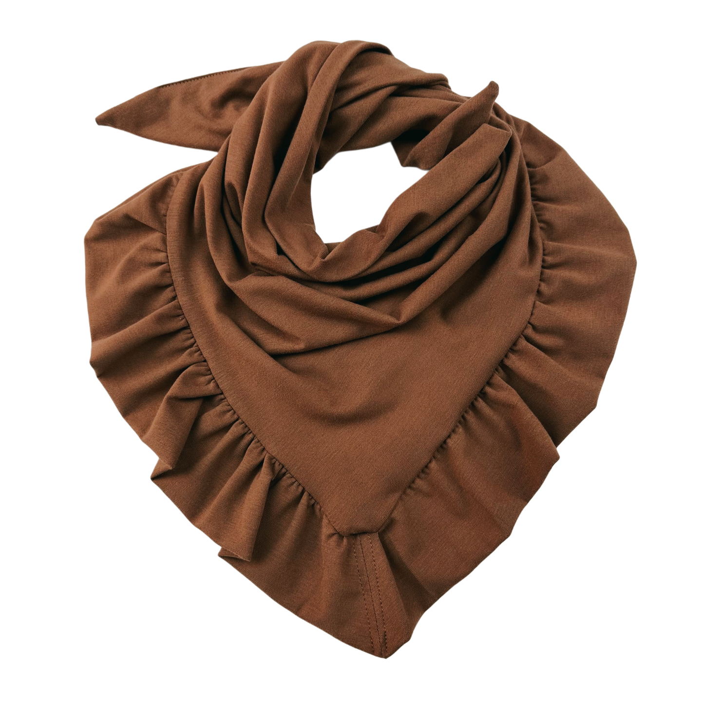 ruffled scarf
