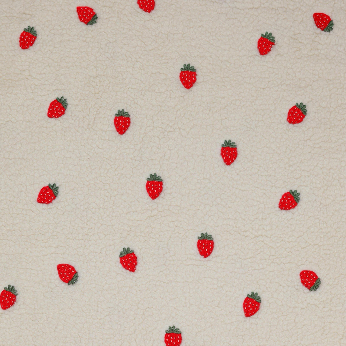 Teddyfleece | Erdbeeren