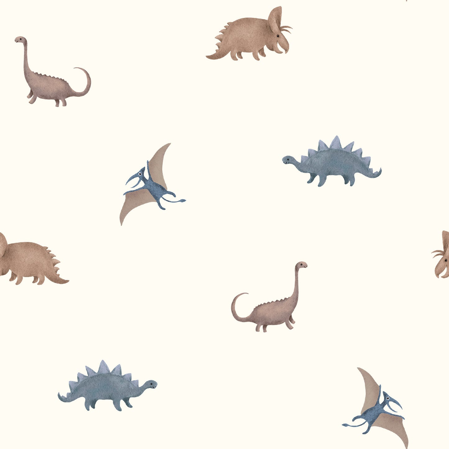 Organic Cotton Jersey "Dino Gray Blue" LIMITED EDITION