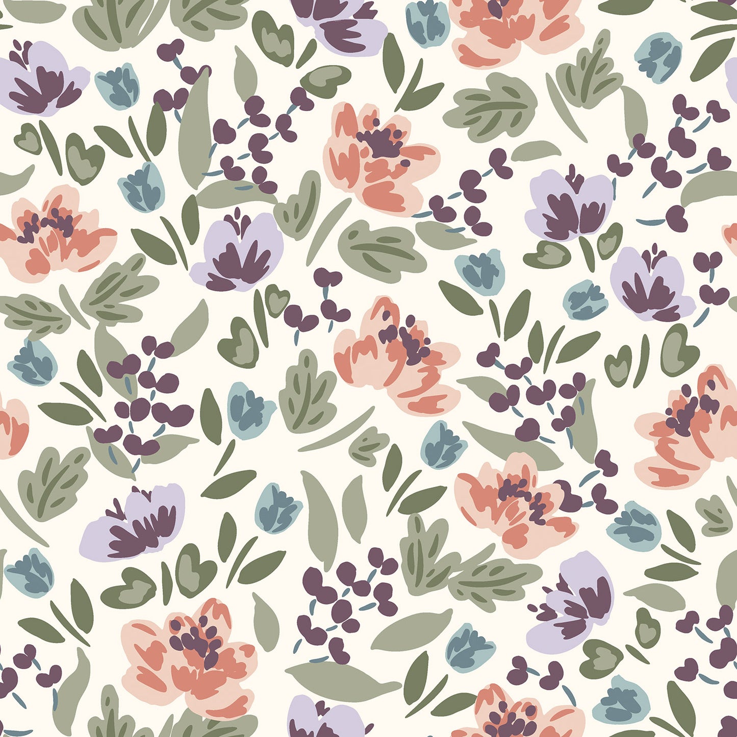 French Terry "Lila Blume"