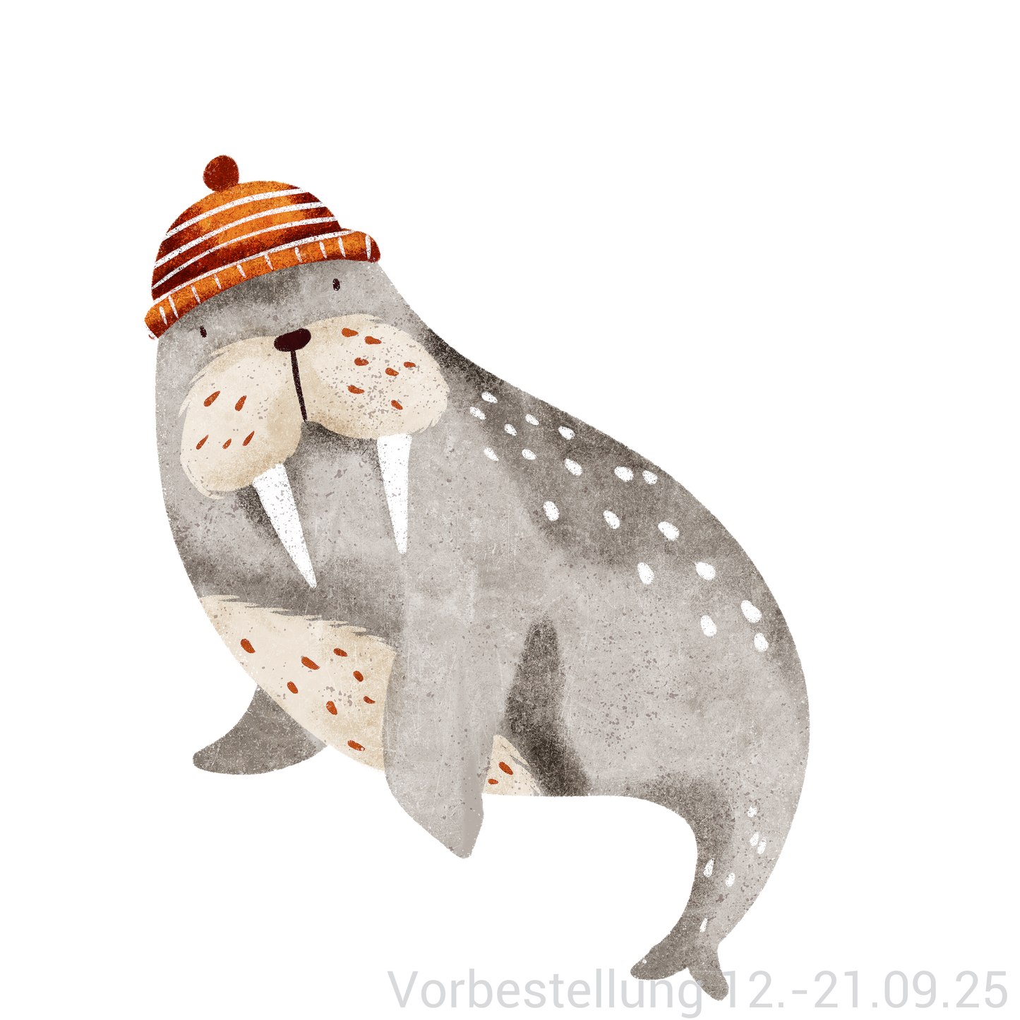 Bügelbild "Mr. Walross" - Vorbestellung