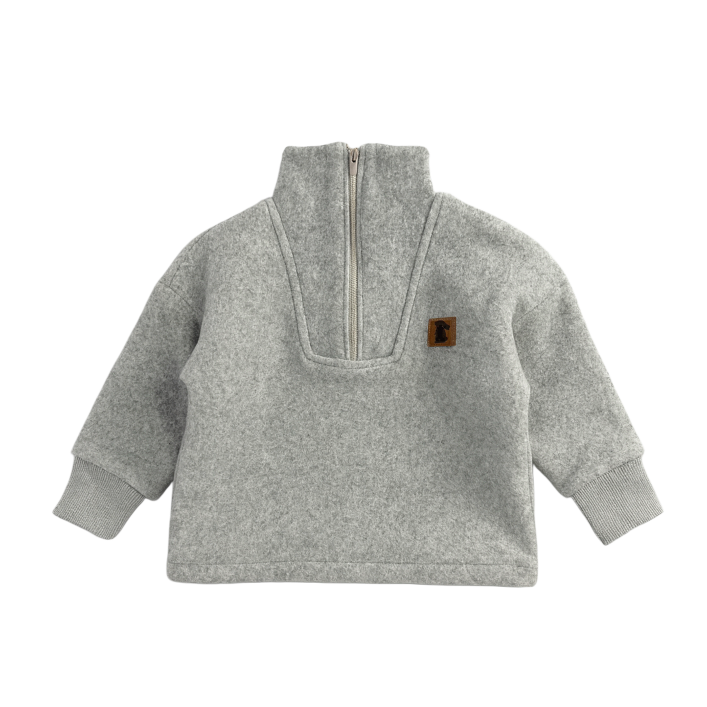 Wool felt - beige mottled