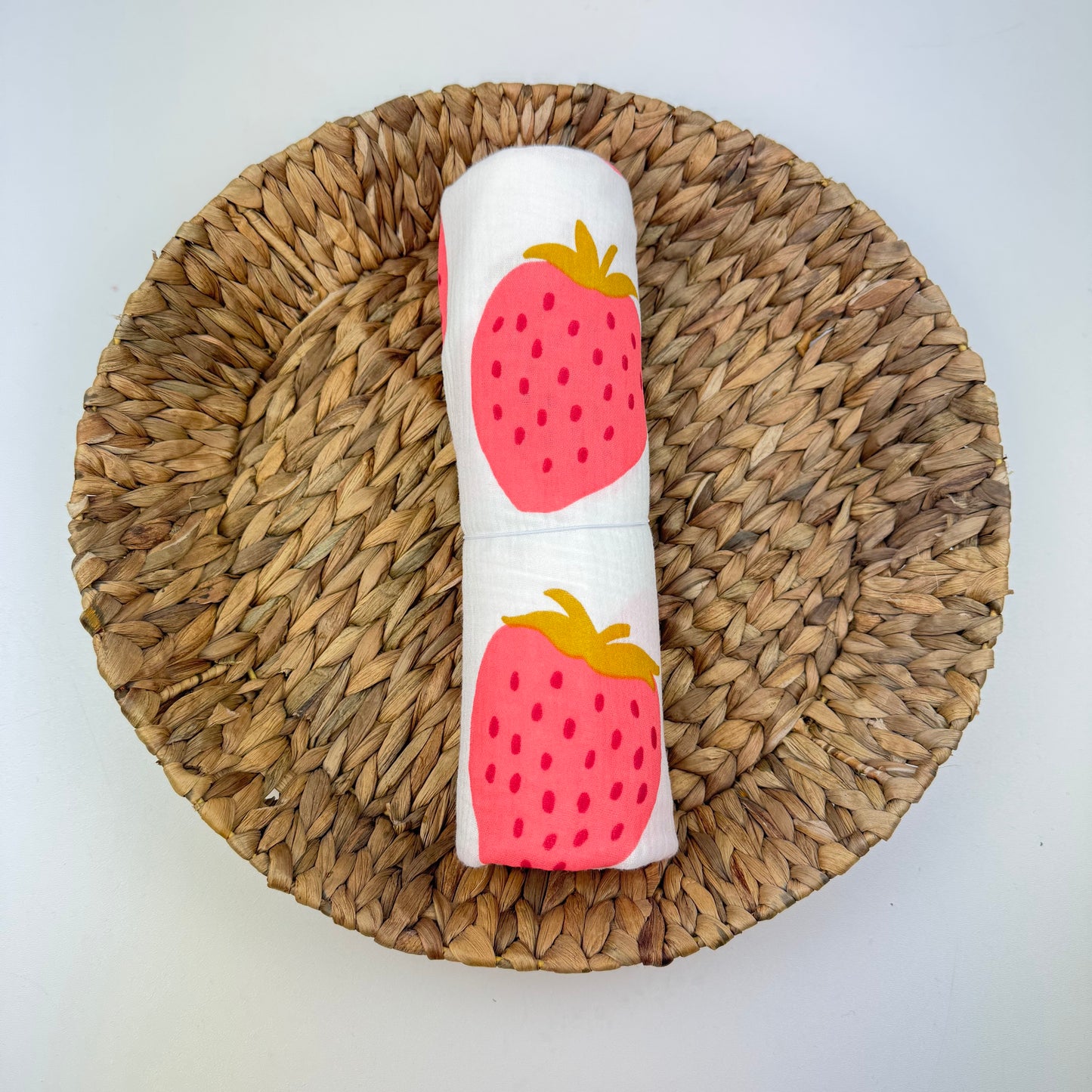 1,0m Musselin Erdbeeren (Rest)