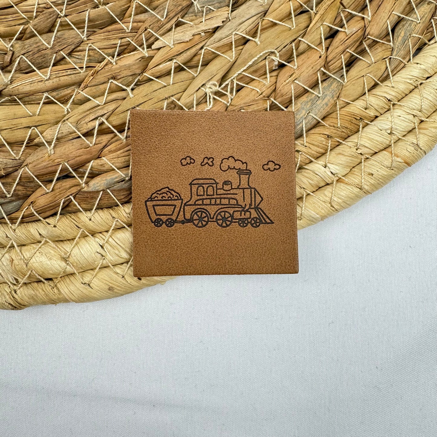 artificial leather label "Schildkröte"