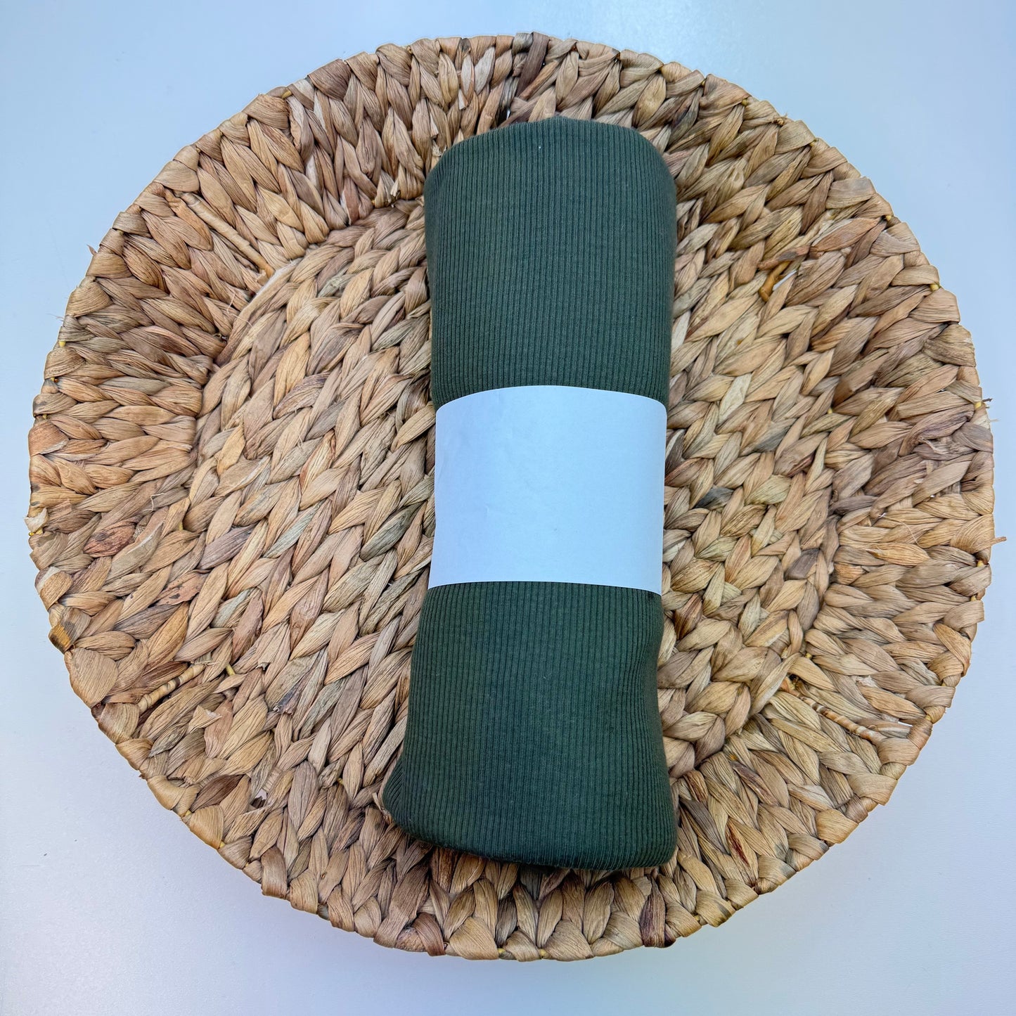 1m Ribjersey Armeegrün (Rest)