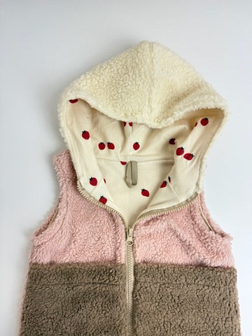 Teddyweste Rosa