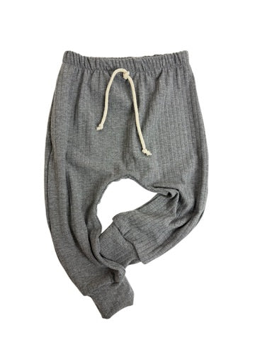 Baggypants Breitrib Dunkelgrau mel.