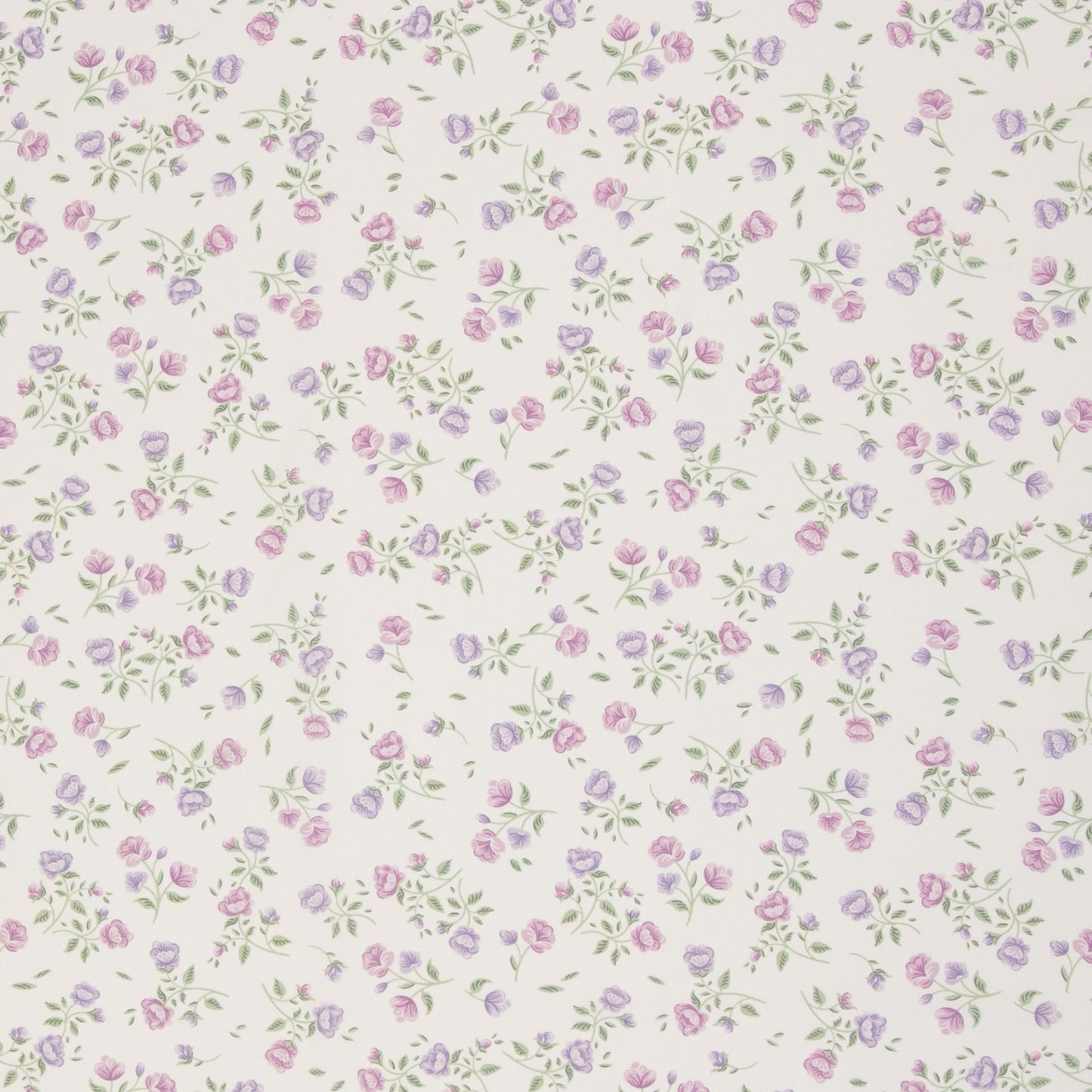 Baumwolle-Popeline Blume Altlila