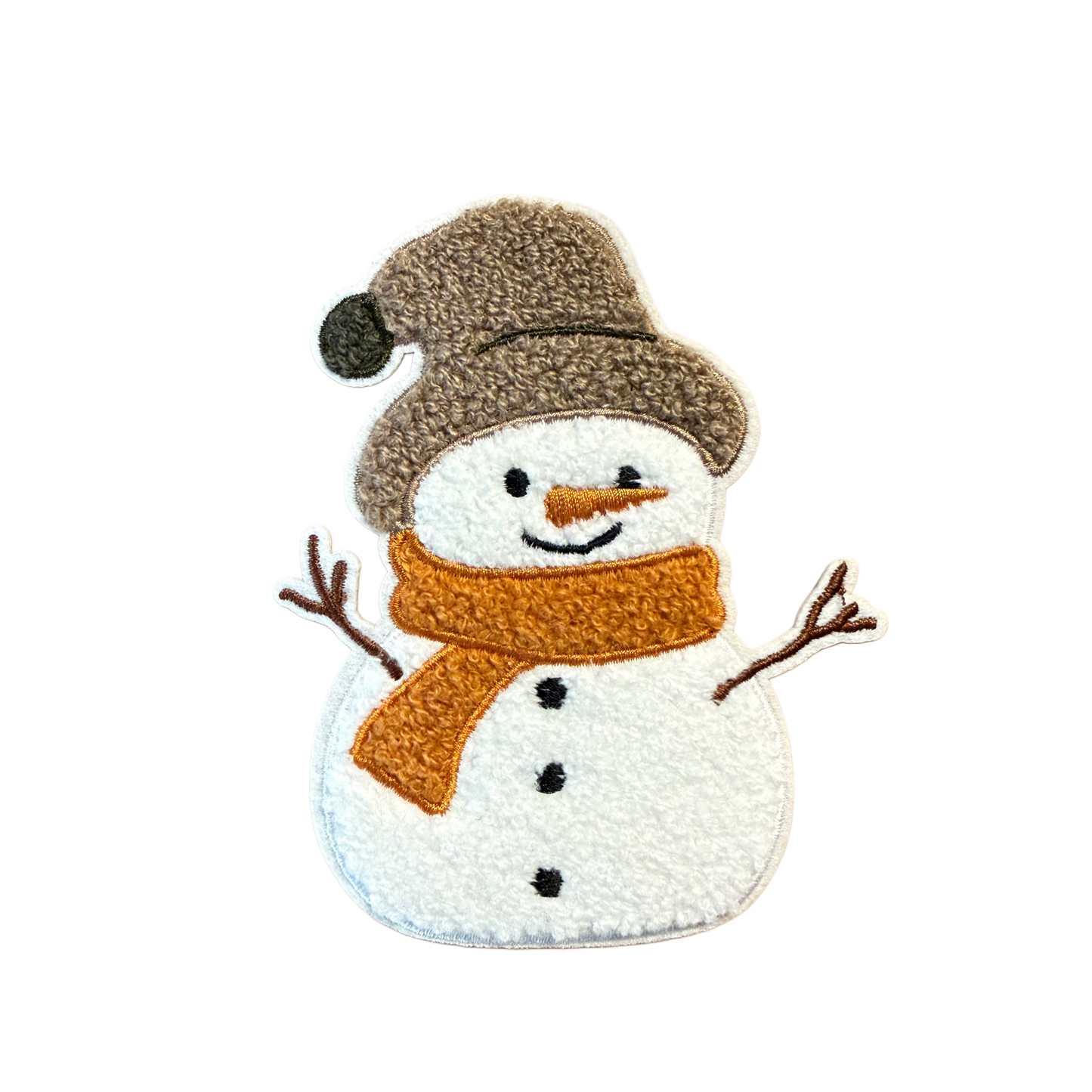 Chenille Patch "Schneemann" (Klein)