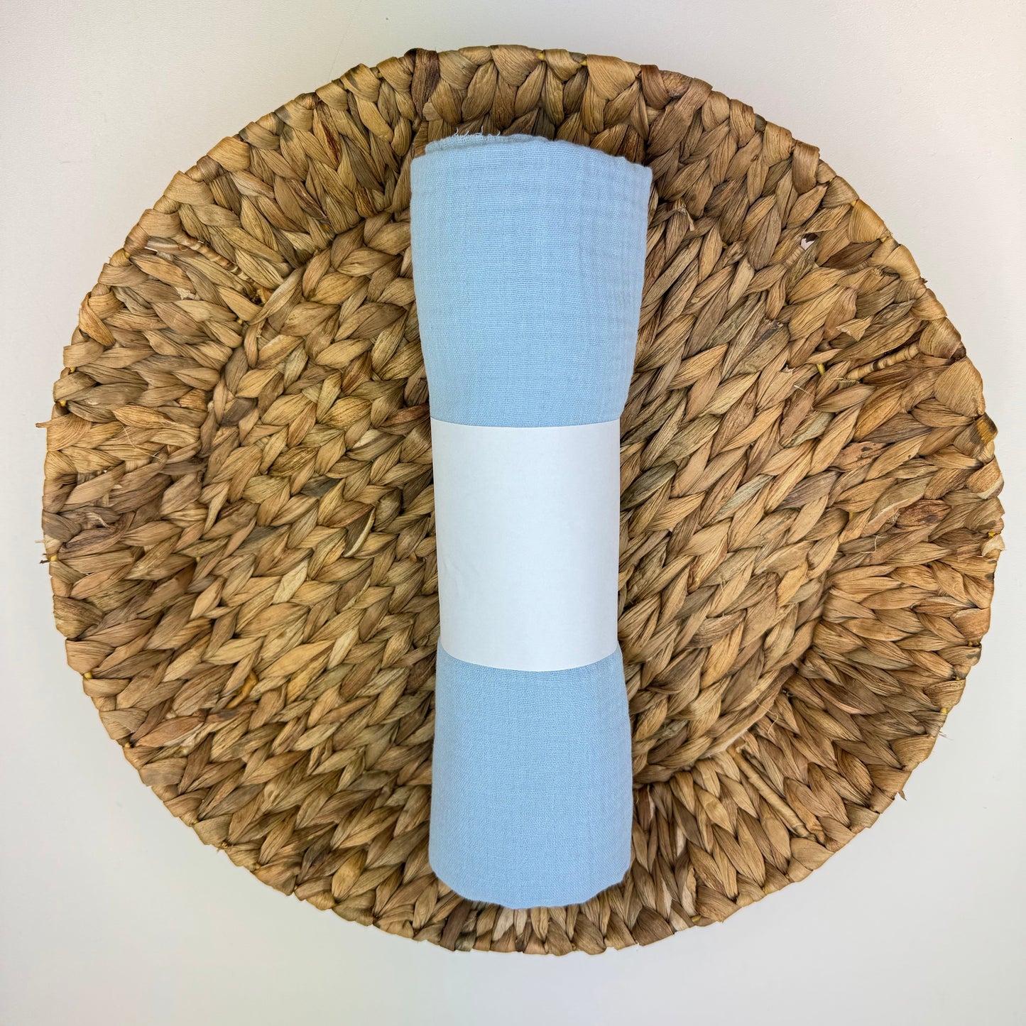 1m Musselin Hellblau (Rest)