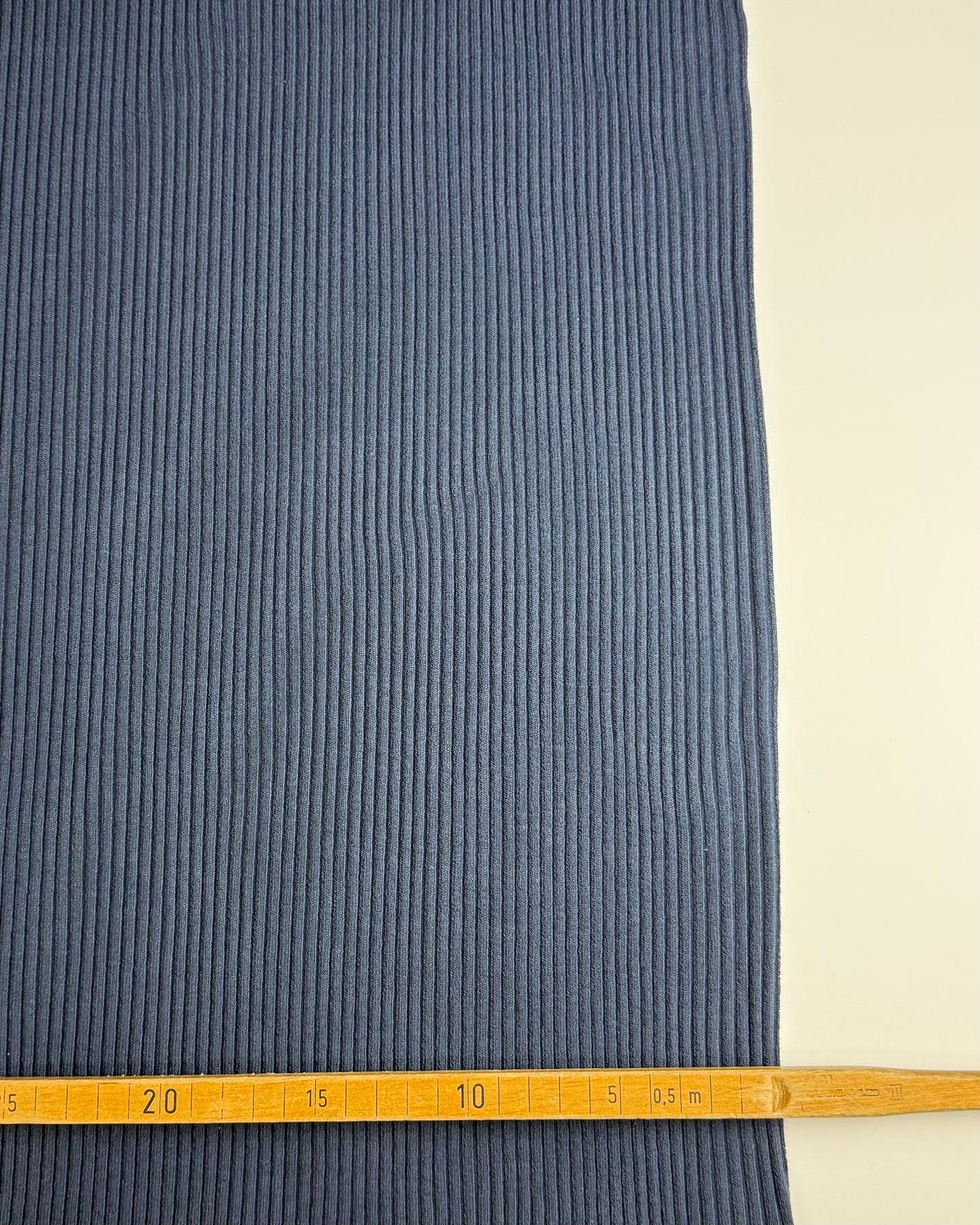 Rib-Bündchen Blau