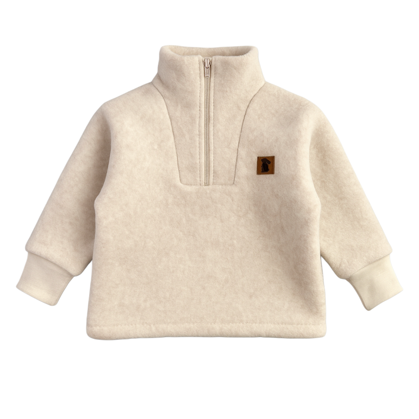 Wool felt - beige mottled