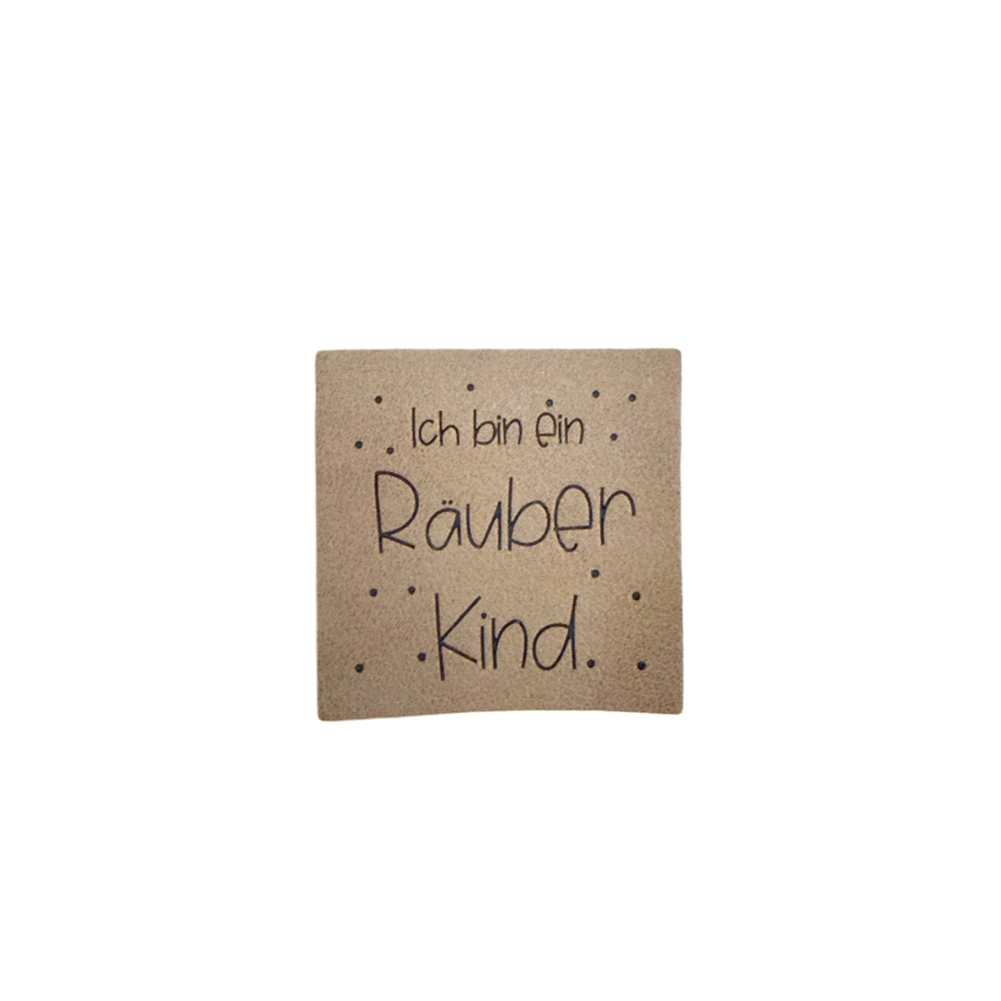 artificial leather label "Schildkröte"