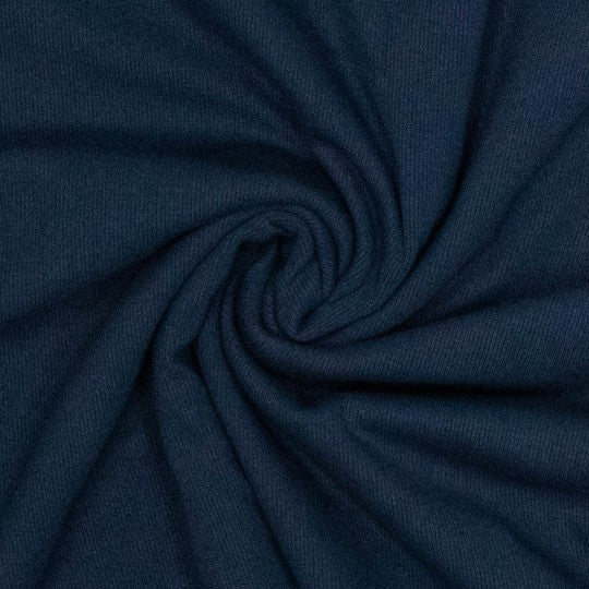 Rib-Bündchen dunkles Jeansblau