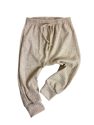 Baggypants Breitrib Hellbeige mel.