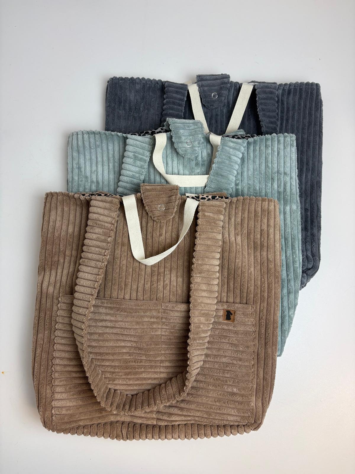 Shopper-Bag Cord Beige