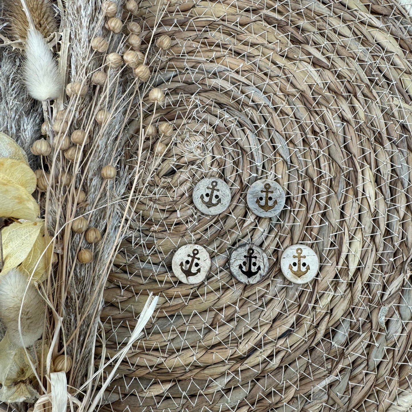 coconut buttons 10mm