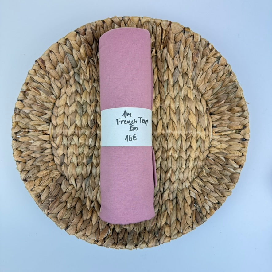 1 m French Terry Rosa Bio | Rest