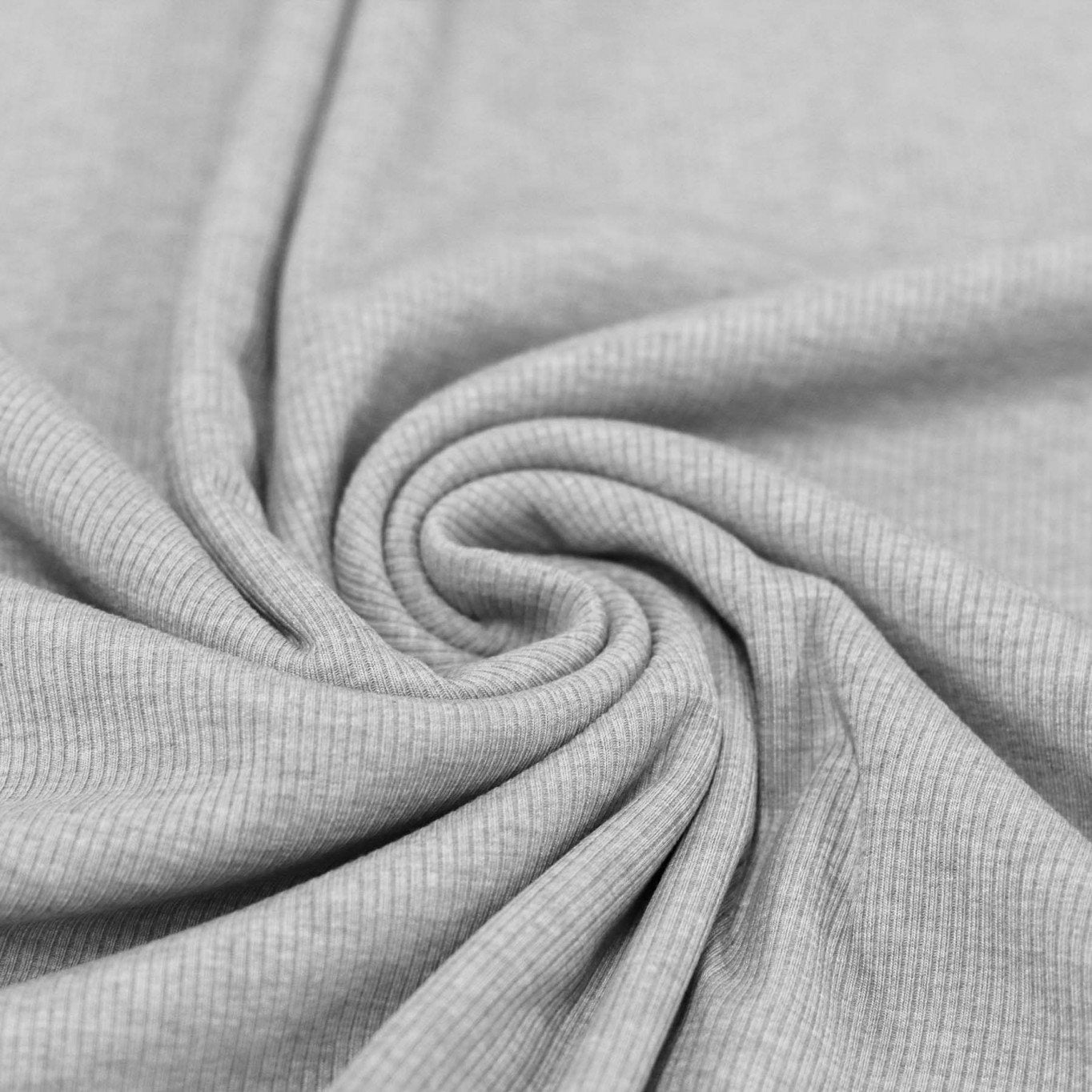 Rib jersey "dark gray mottled"