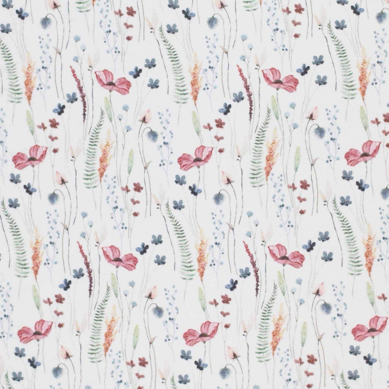 cotton jersey "Tulips"