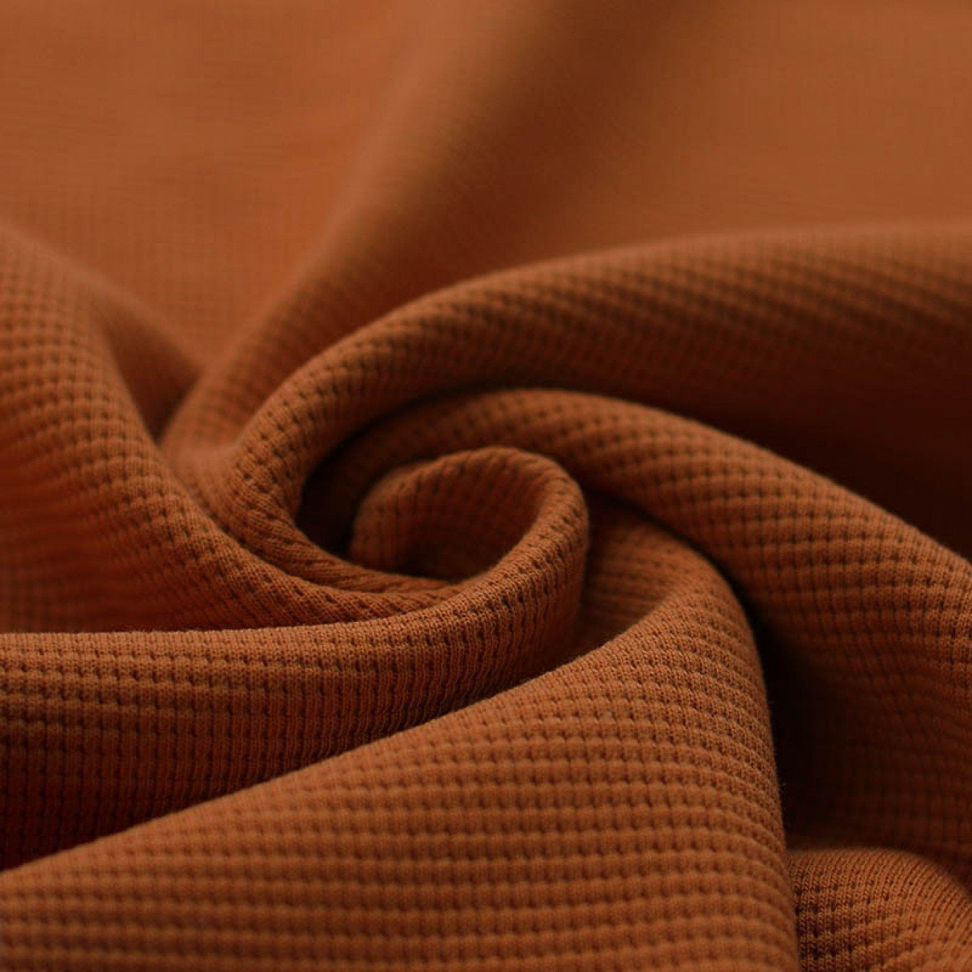 waffle knit "Cognac"