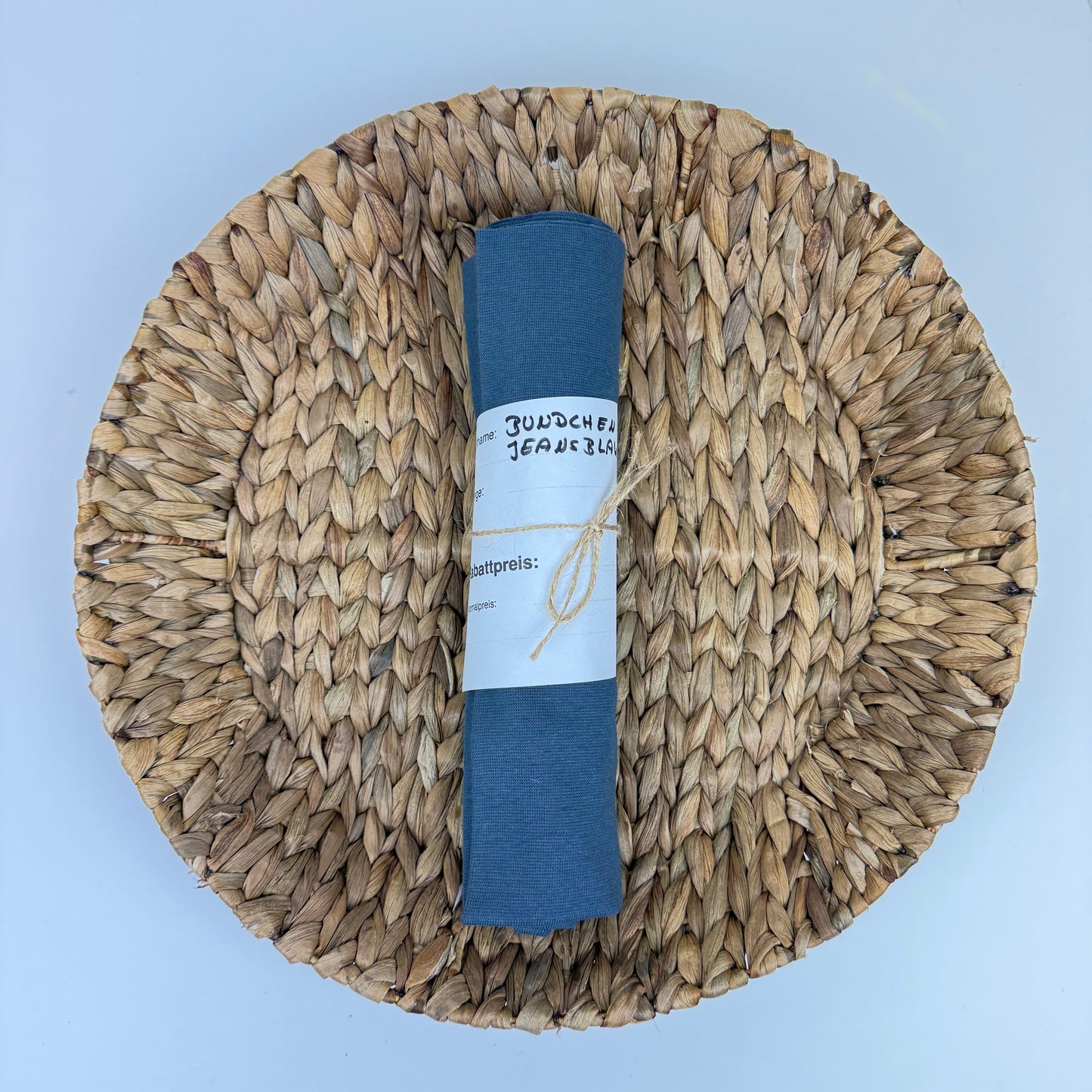 0,5m Bündchen Jeansblau | Rest