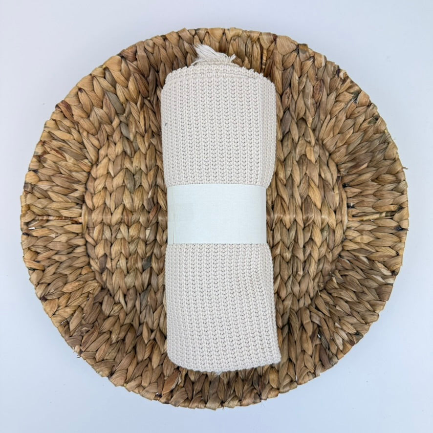 0,5m Grobstrick Hellbeige | Rest