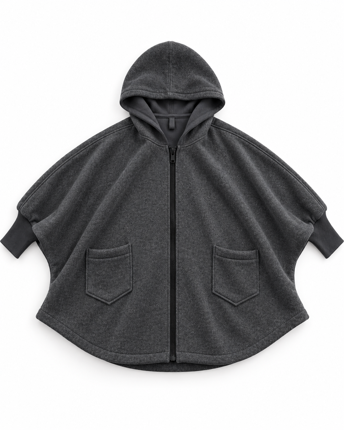 Fleececape Damen Dunkelgrau | Fix&Fertig