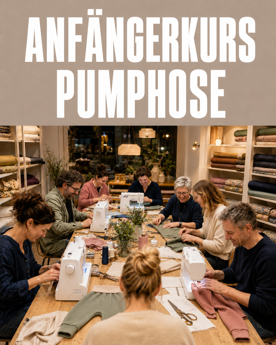 Anfängerkurs – Pumphose | Nähkurs