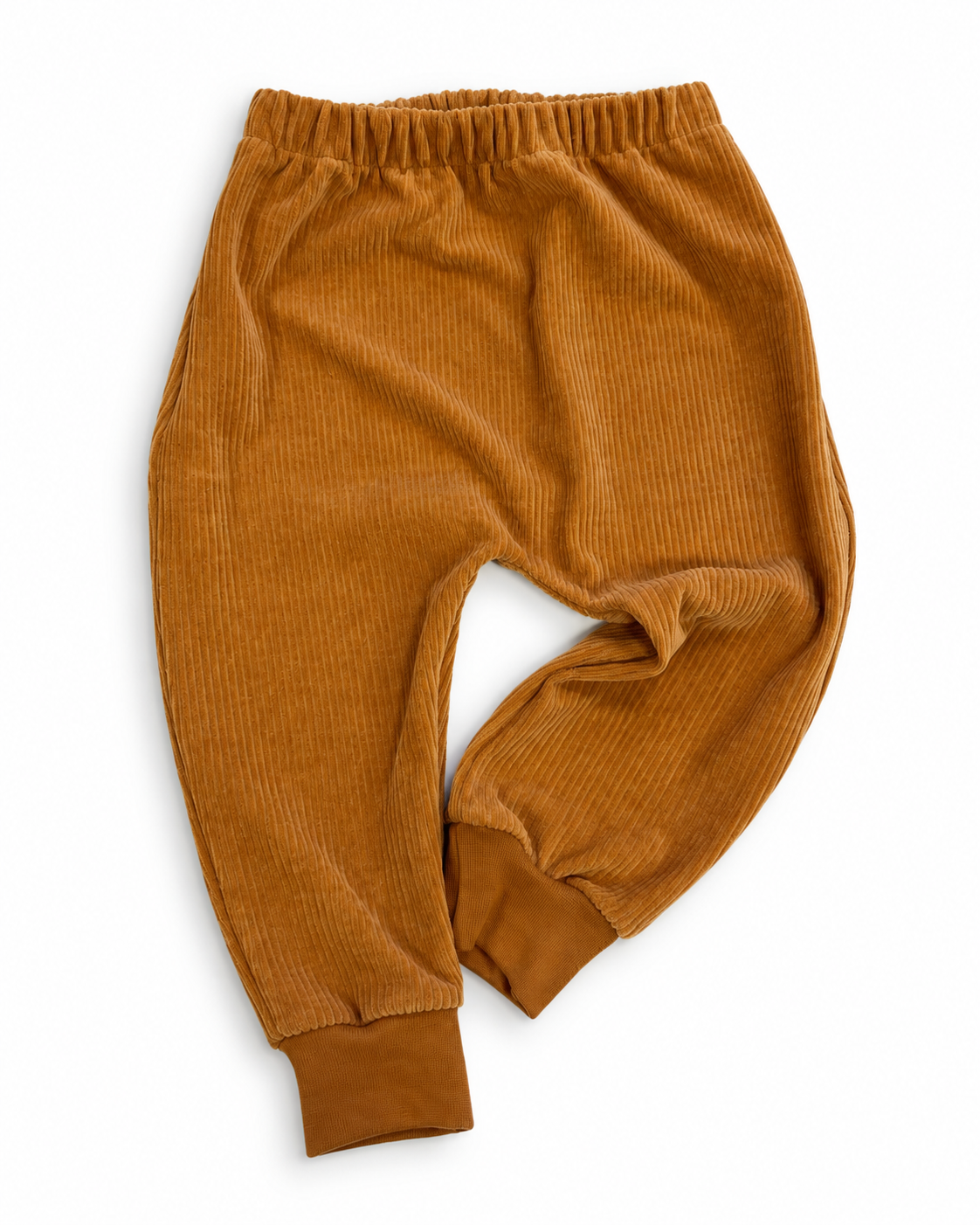 Baggypants Cordjersey Senfgelb| Fix&Fertig