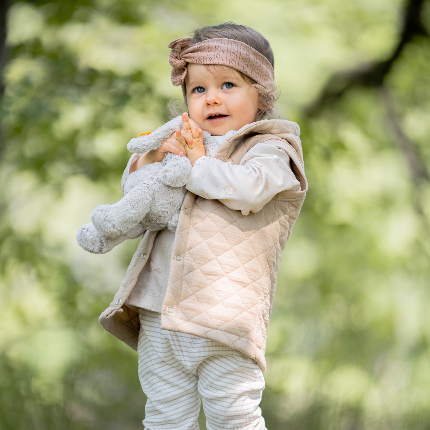 Weste - Steppmusselin Mix&Match
