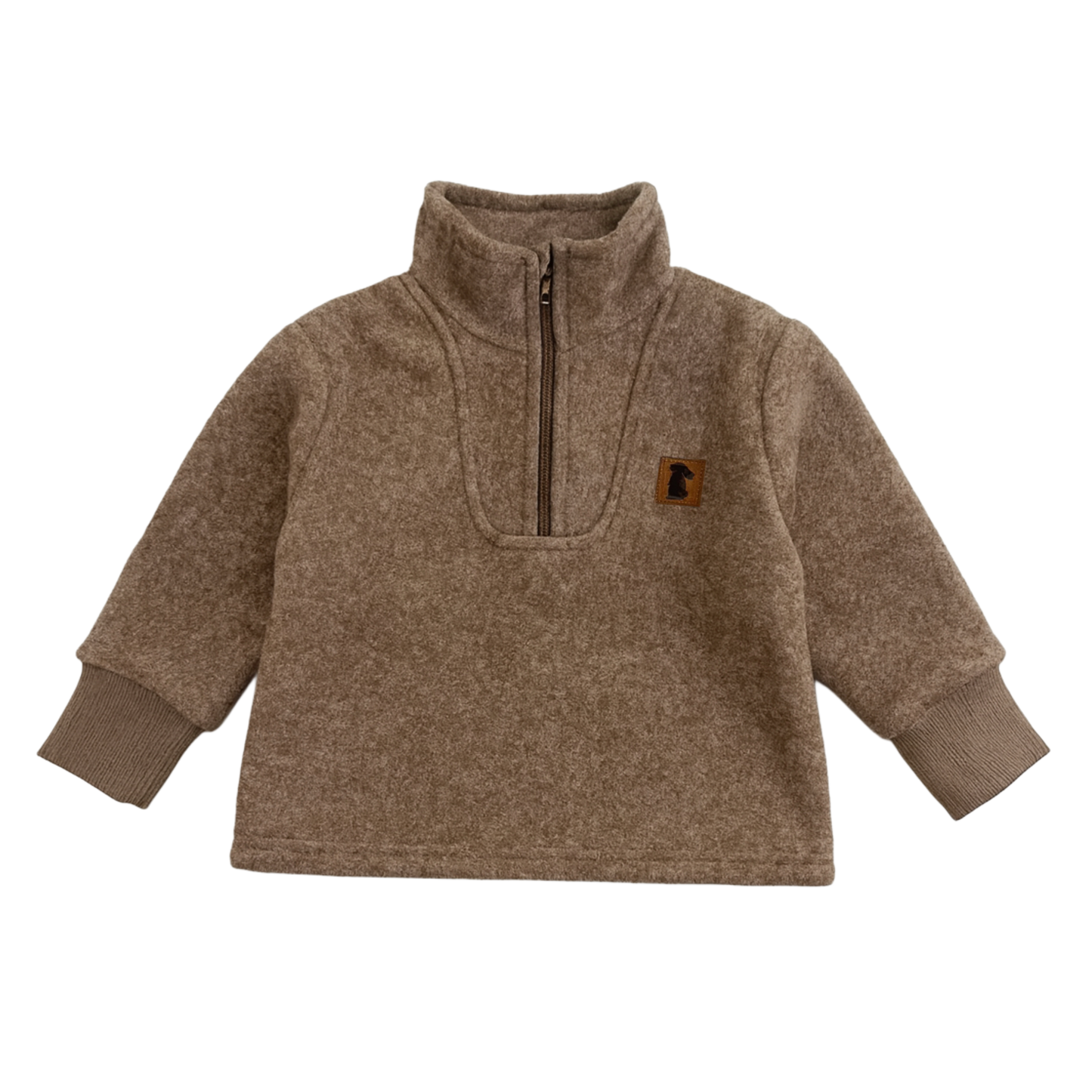 Wool felt - beige mottled