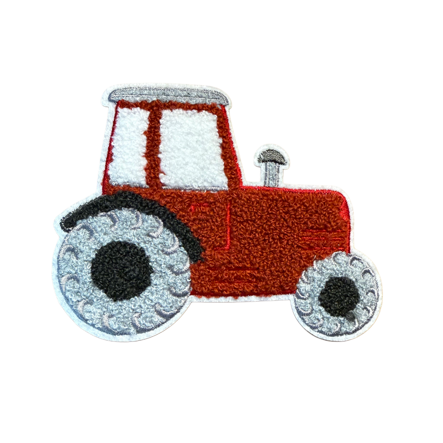 Chenille Patch "Trecker Rot" (Groß)