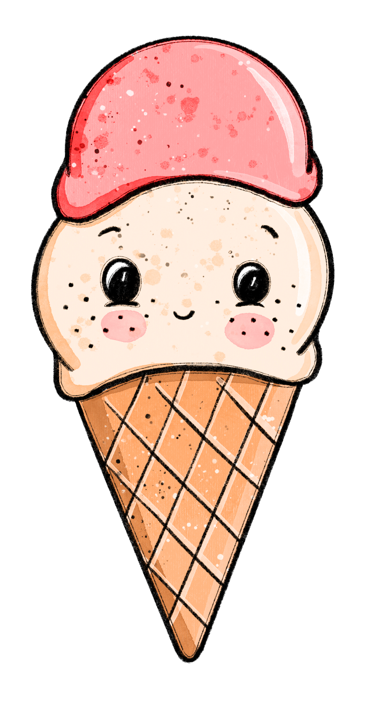 Bügelbild Eisliebe
