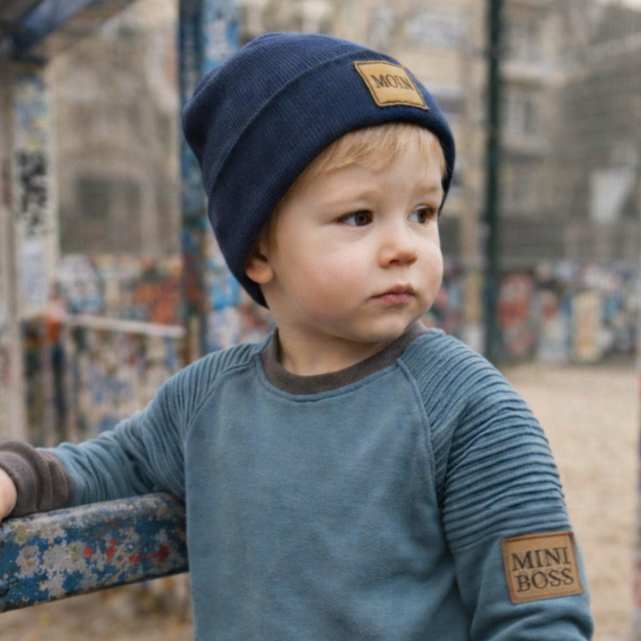 Hipster Beanie "I need the sea" KU 47-51cm