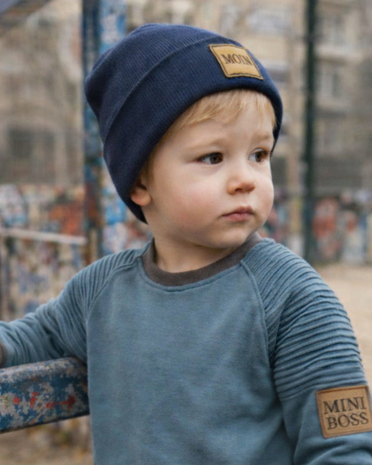 Kunstlederlabel "Moin"