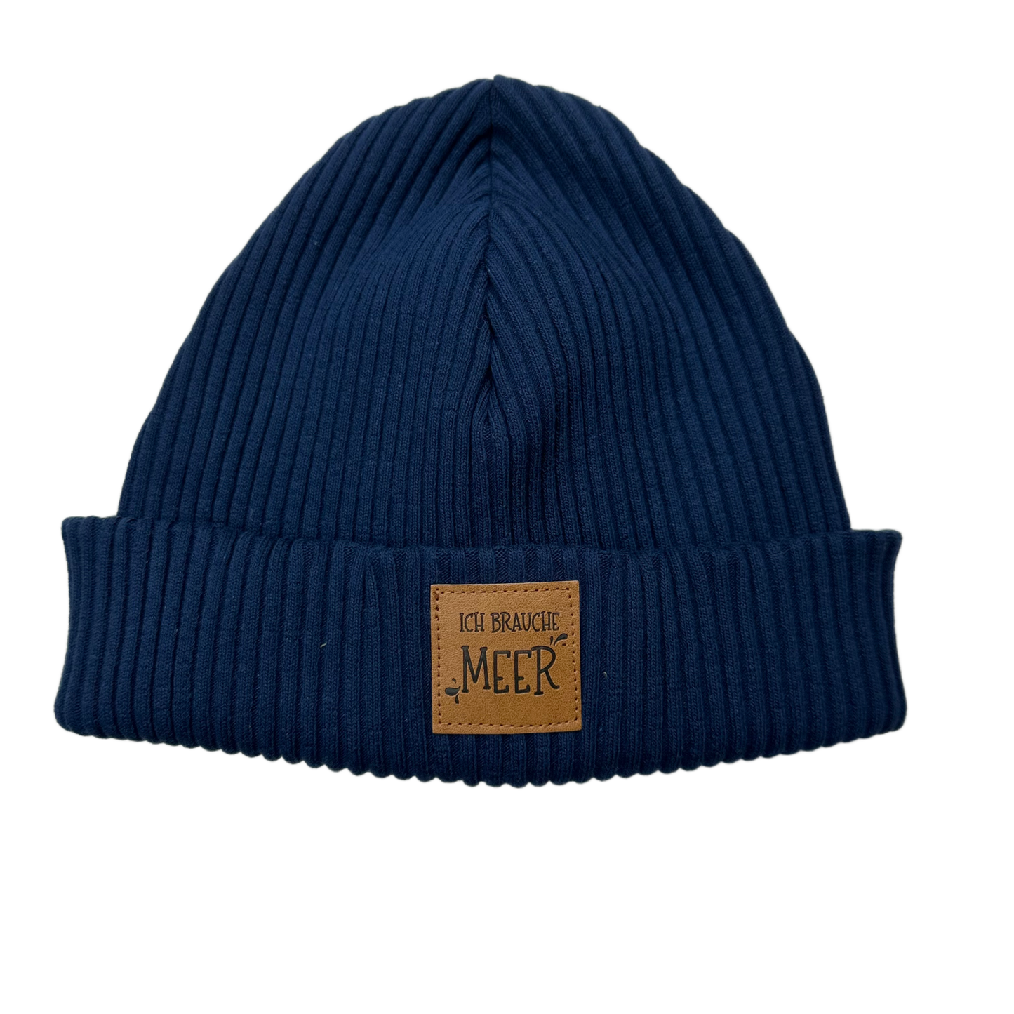Hipster Beanie "I need the sea" KU 47-51cm