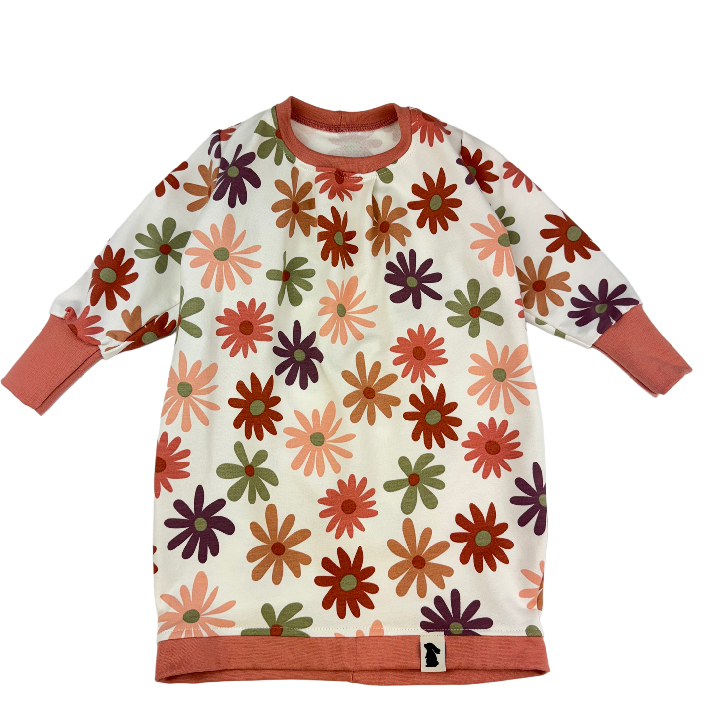 Hipsterkleid "French Terry Blume"