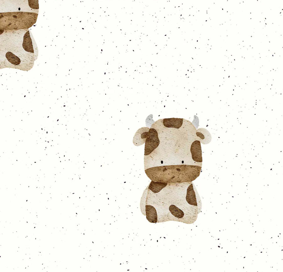 organic rib jersey "cow"