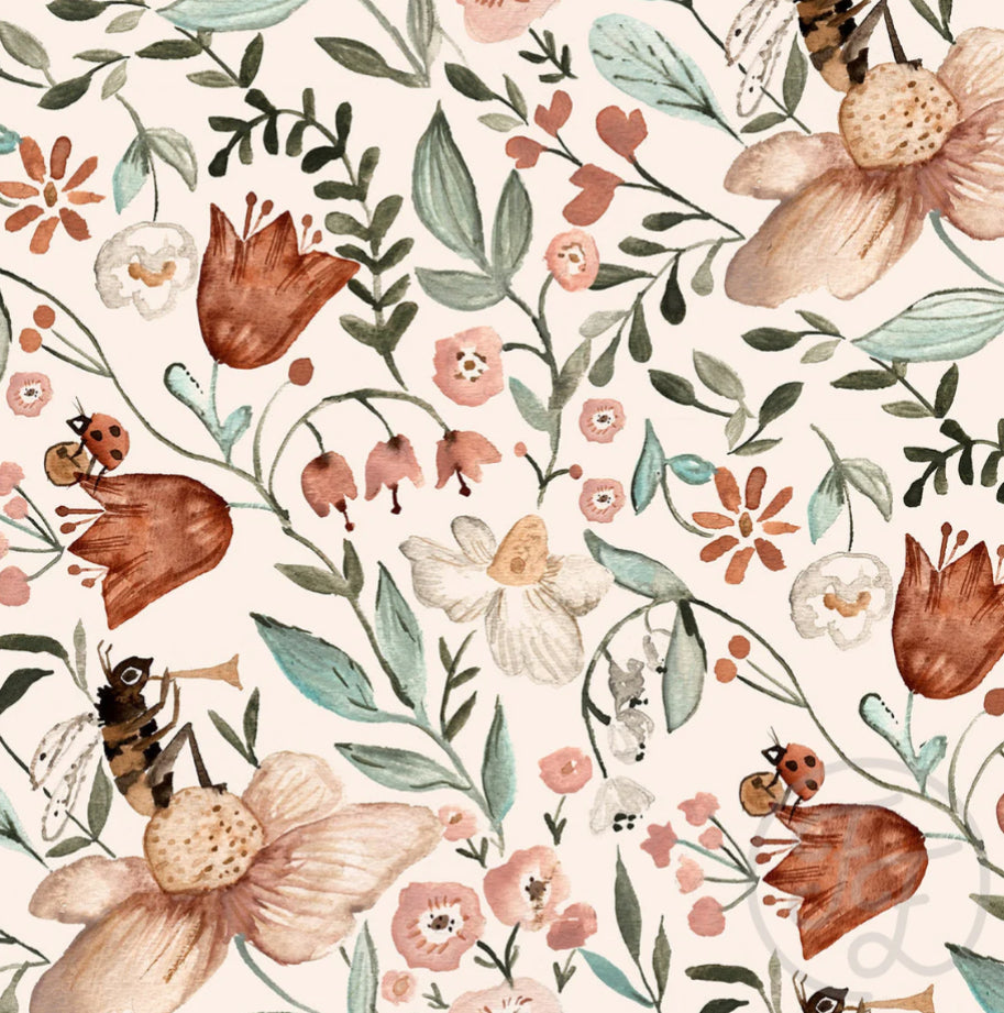 cotton jersey "Tulips"