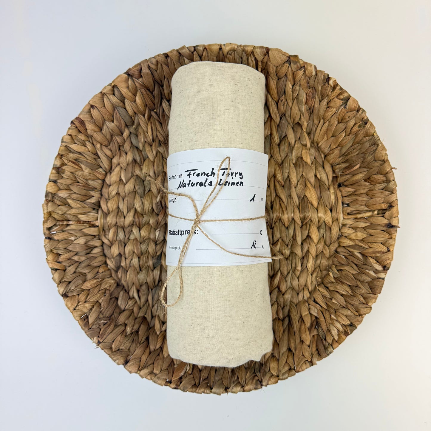 1m French Terry Naturals Leinen | Rest