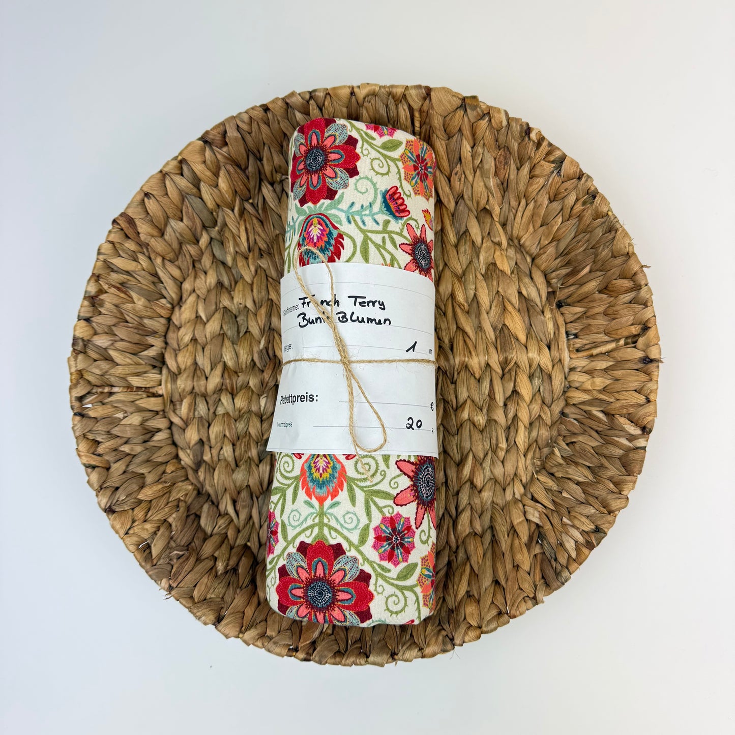 1m French Terry Bunte Blumen | Rest
