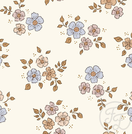 French Terry "Blume Dusty"