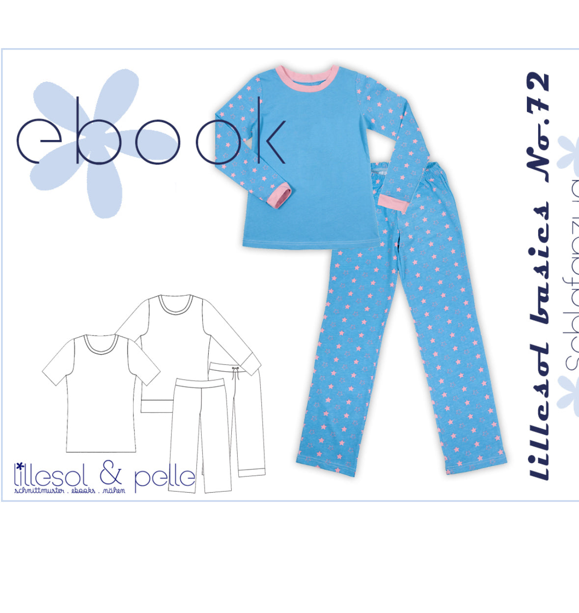 Lillesol & Pelle Children's Pajamas (Paper Cut)