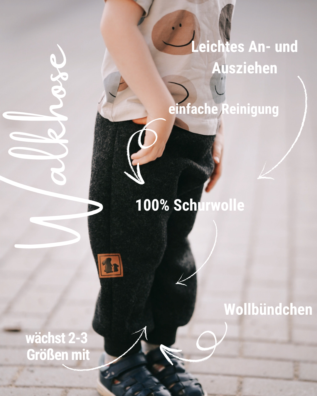 boiled wool trousers