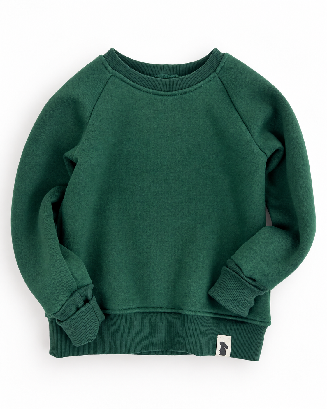 Raglan-Sweater Heavy Sweat Tannengrün | Fix&Fertig